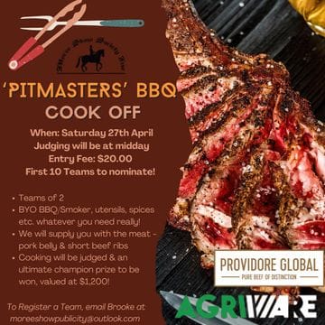 Moree Show - PitMasters BBQ Cookoff